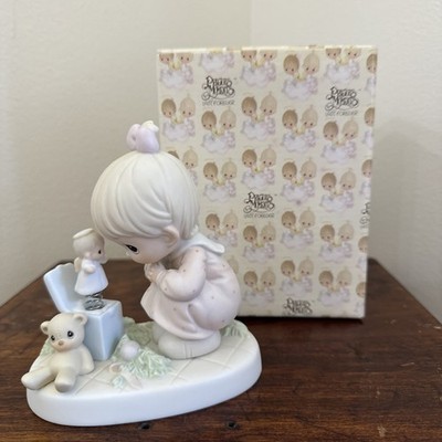 Precious Moments 'Just Poppin' In To Say Halo!' 1994 with Box Enesco