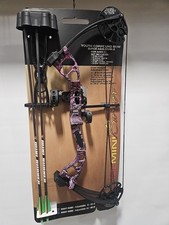 PSE Archery Mini Burner Ready To Shoot Package RH Muddy Girl Camo 40#-FFL