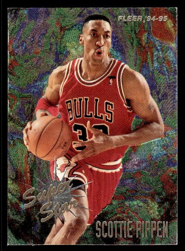 Scottie Pippen #5 — 1994 Fleer Superstars basketball card