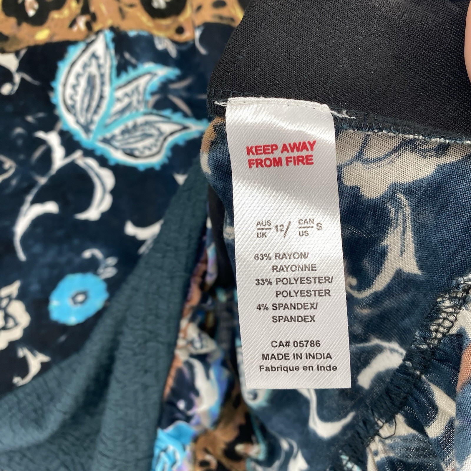 Orientique Naturally Small Patchwork Top Long Sle… - image 11