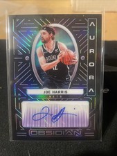 2021-22 Panini Obsidian Joe Harris Aurora Purple Etch Auto /75 #AUR-JHR