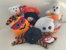 OFFICIAL TY BEANIE BABIES HALLOWEENIES ~ CHOOSE FROM HALLOWEEN SELECTION **NEW**