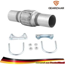 Flexrohr + 2x Schellen 45x100/210mm ohne Schweißen für Skoda Ersatz für VW