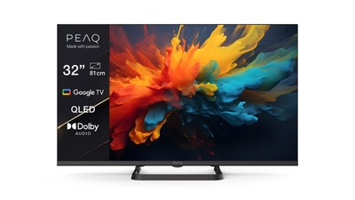 PEAQ PTV 32GQF-5024C QLED TV (Flat, 32 Zoll / 80 cm, Full-HD, SMART TV)