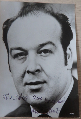 Autogramm deutscher TV- und Theater Schauspieler Axel Ganz um 1975 (124253)