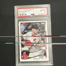 2014 TOPPS UPDATE #US-20 MOOKIE BETTS RC RED SOX PSA 10