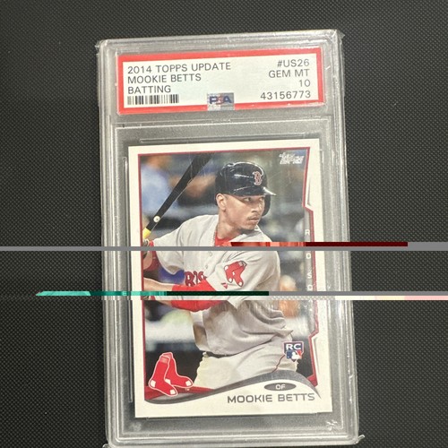 2014 TOPPS CHROME UPDATE #US-20 MOOKIE BETTS RC RED SOX PSA 10