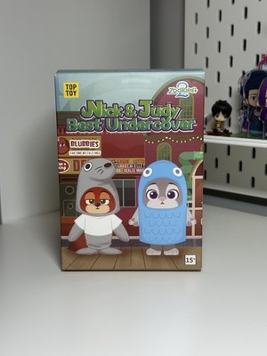 Zootopia 2   Nick & Judy Best Undercover Keychain Plush