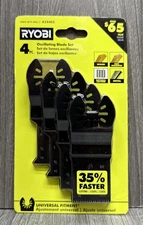 RYOBI 4-Piece Wood and Metal Oscillating Multi-Tool Blade Set A24402 (SEALED)