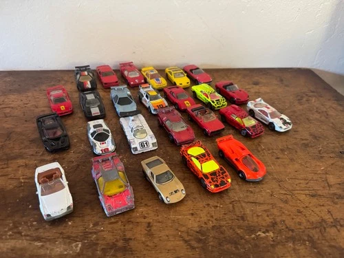 Vintage Matchbox 1970's 1980’s Mixed Lot Of 25 Sports Cars Ferrari-BMW