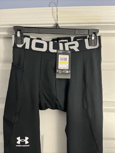 Under Armour ColdGear Black Compression Pants Men's New with Tags Medium NWT