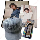 Guess STRAY KIDS HYUNJIN KOREA POP-UP Lookbook Tarpaulin Bag Denim Cap Keyring