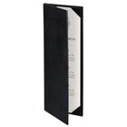 WeChef 10 Pack 4.25"x14" Leather Restaurant Menu Covers 2 View Wine List Bar — photo 9