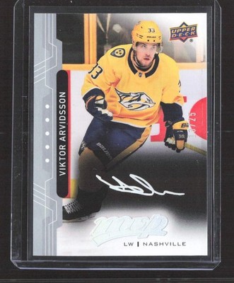 2019-20 Upper Deck MVP - Viktor Arvidsson #61 Silver Script  13/25