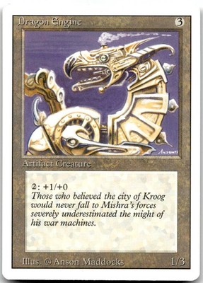 MTG Dragon Engine Revised Edition 3ED #246 rare LP VINTAGE! Complete your set!