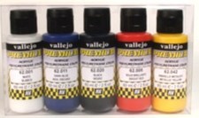 Vallejo Paint 62103 Metallic Premium Color Acrylic Paints Set of 5 