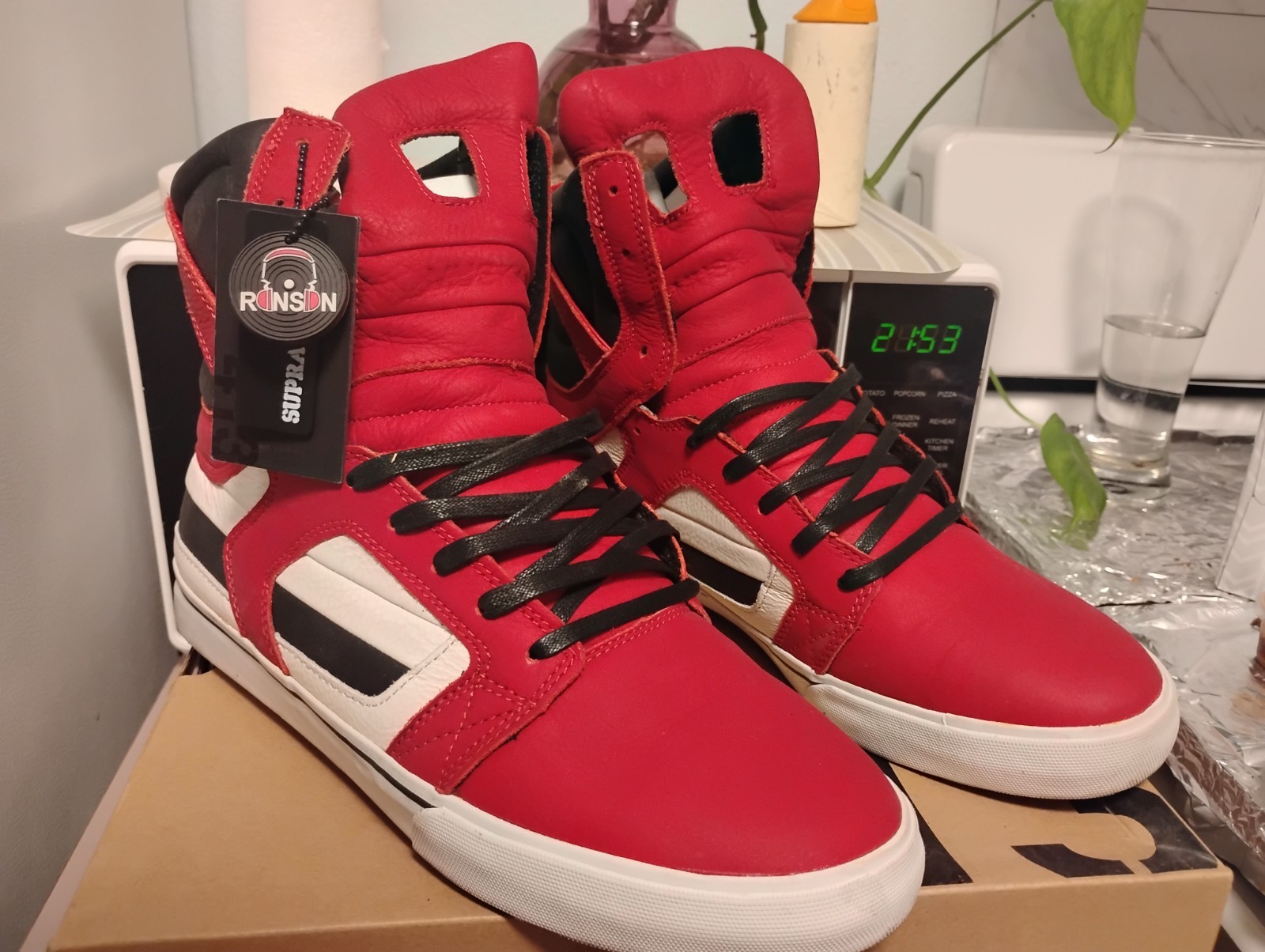 ULTRA RARE SUPRA SKYTOP 2 LIL REDS! SKATEBOARD SHOES! vans Osiris Supreme