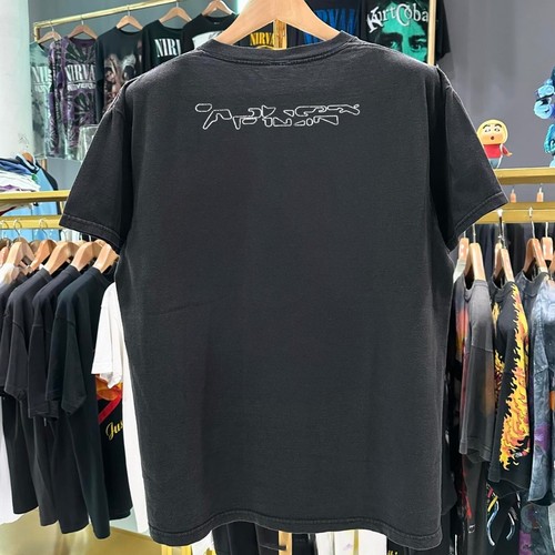 Apex Twin Mid 00's Washed Black T-Shirt L