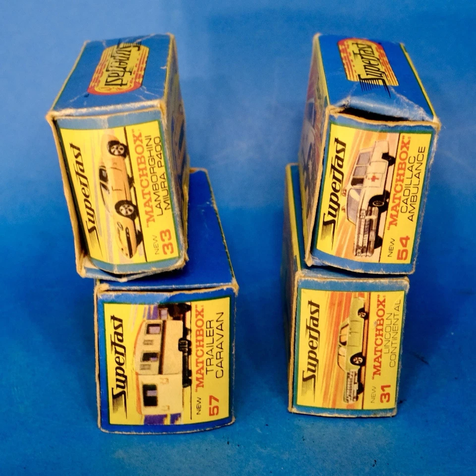 Lote de trabajo súper rápido Matchbox Nº 33, 57, 54, 31, todo en caja en excelente estado Foto 4 de 4