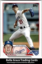 2023 Topps #391 Walker Buehler Los Angeles Dodgers MLB Baseball