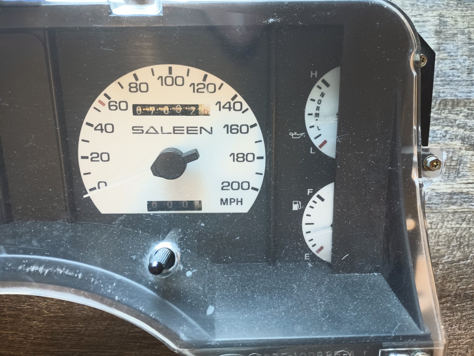 1990-93 MUSTANG LX GT 200 MPH Saleen Cobra SPEEDOMETER GAUGE INSTRUMENT CLUSTER