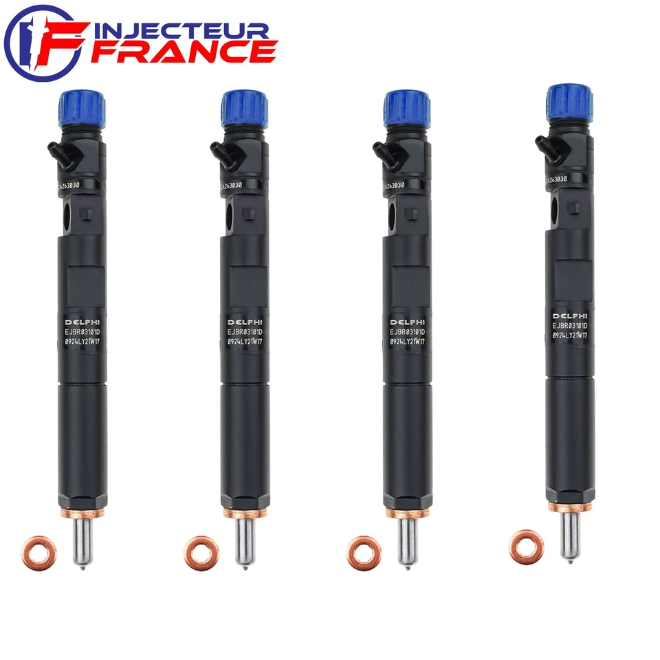 4x EJBR03101D Carburant Injecteur Renault Clio Kangoo 1.5 DCI 28232251 - Photo 4/4