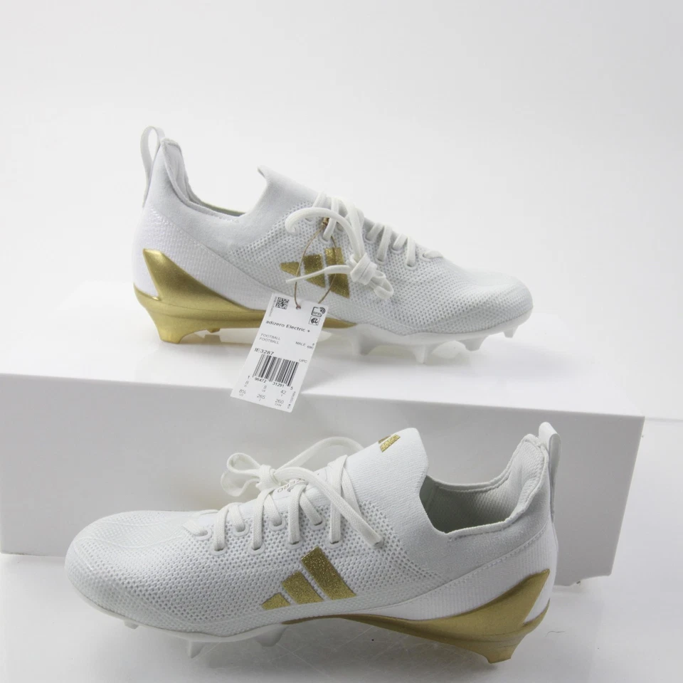 Botín de fútbol Adidas adizero para hombre blanco nuevo sin caja Foto 2 de 4