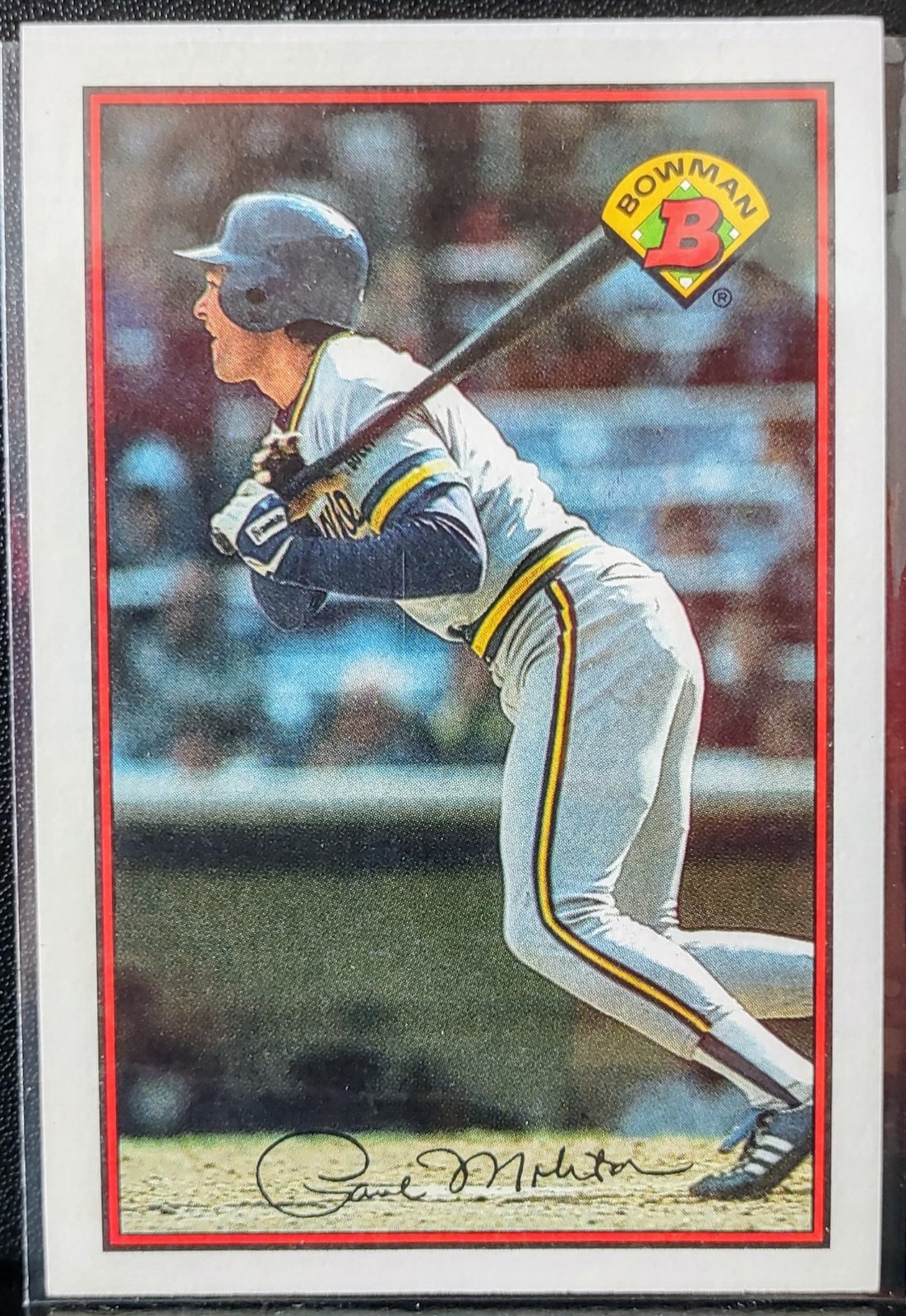 1989 Bowman Paul Molitor #140 Milwaukee Brewers HOF DH/3B NMT