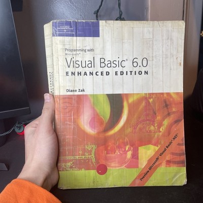 Programming with Visual Basic 6.0 Enhanced Edition by Diane Zak 2001 Paperback 
