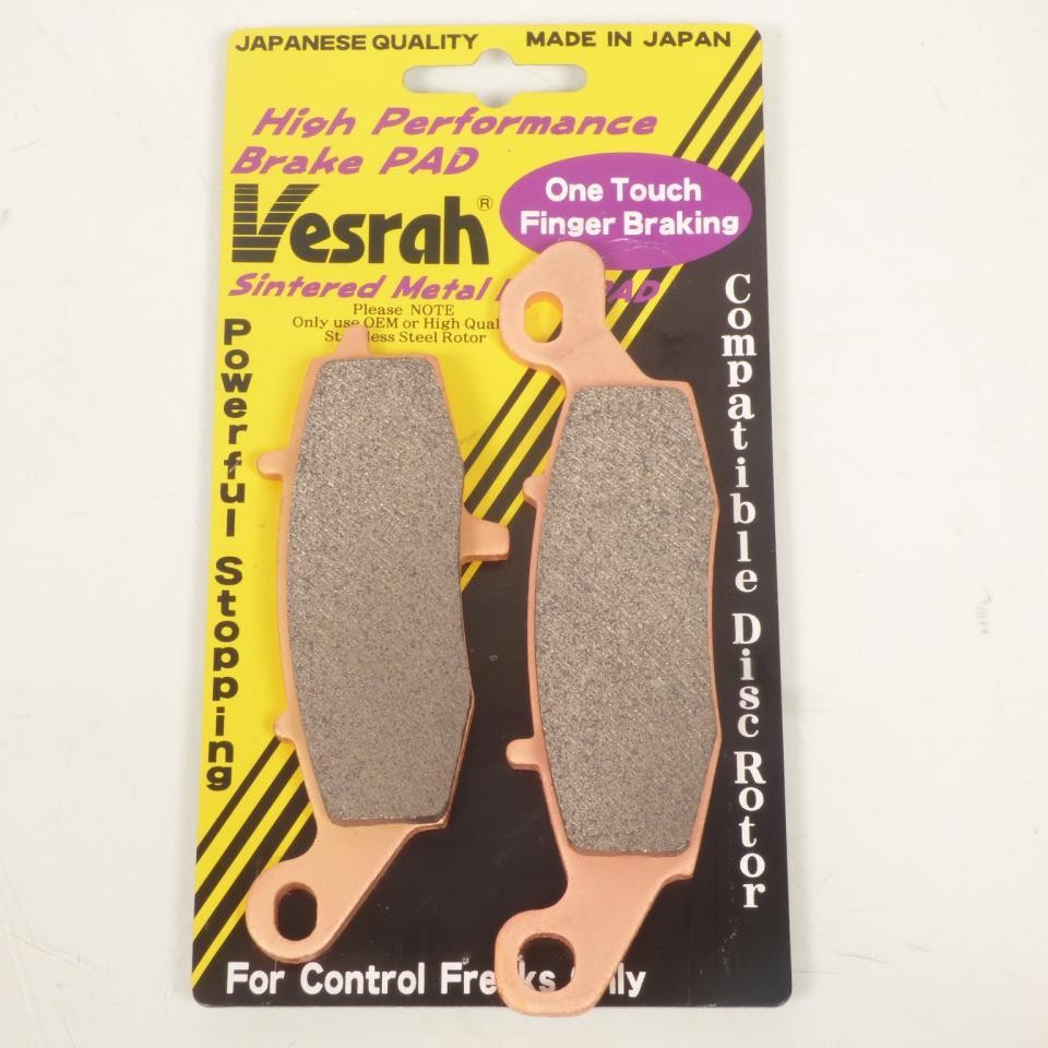 Plaquette de frein Vesrah AVG pour Kawasaki VN 1500 endurance thermique et freinage stable