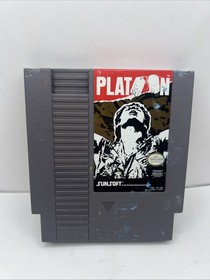oval seal Platoon complete in box nintendo nes poster movie film factory nr-MINT