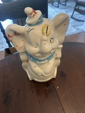 Disney Dumbo 2-in-1 Turnabout Vintage Cookie Jar 1940s Vintage Good Condition