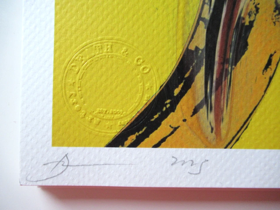 DEATH NYC (1979) SIEBDRUCK VON 2023 ORIGINAL HAND SIGNIERT, NUMMERIERT 32x45cm - Bild 3 von 4