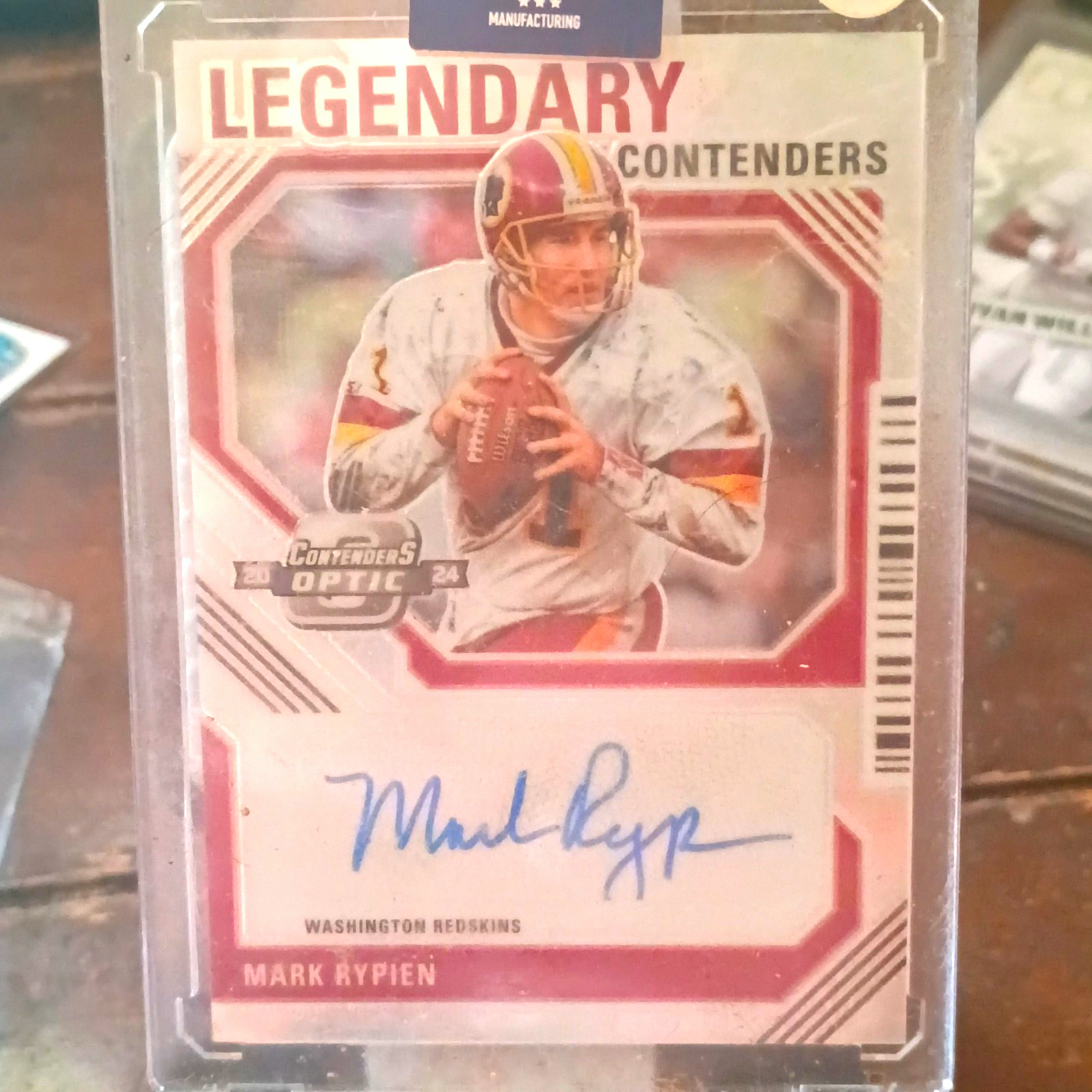2024 Panini Contenders Optic Mark Rypien LC Auto Prizm #LCA-MRN /50