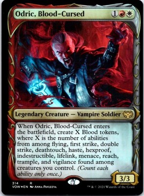 Odric, Blood-Cursed (Showcase)(Foil) Innistrad: Crimson Vow,314 NM