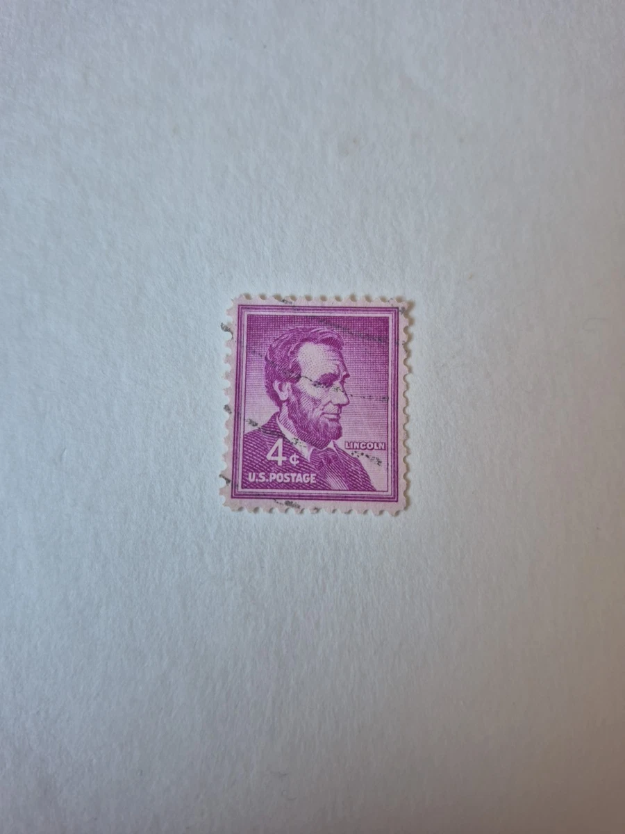 4 Cent Lincoln Stamp In Used Us Stamps (1901-Now) for sale | eBay