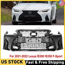 Front Bumper Cover Kit For 2021-2022 Lexus IS300 IS350 F-Sport Replacement