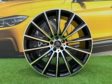 4x R20 " 5x112 Mercedes Multi-spoke AMG Style Noir Poli Roues : Pour Glc