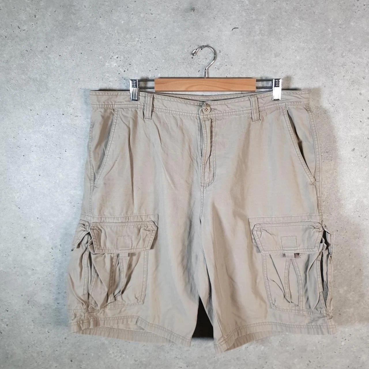 Vintage The North Face TNF Hiking Cargo Shell Shorts Mens W38 Brown
