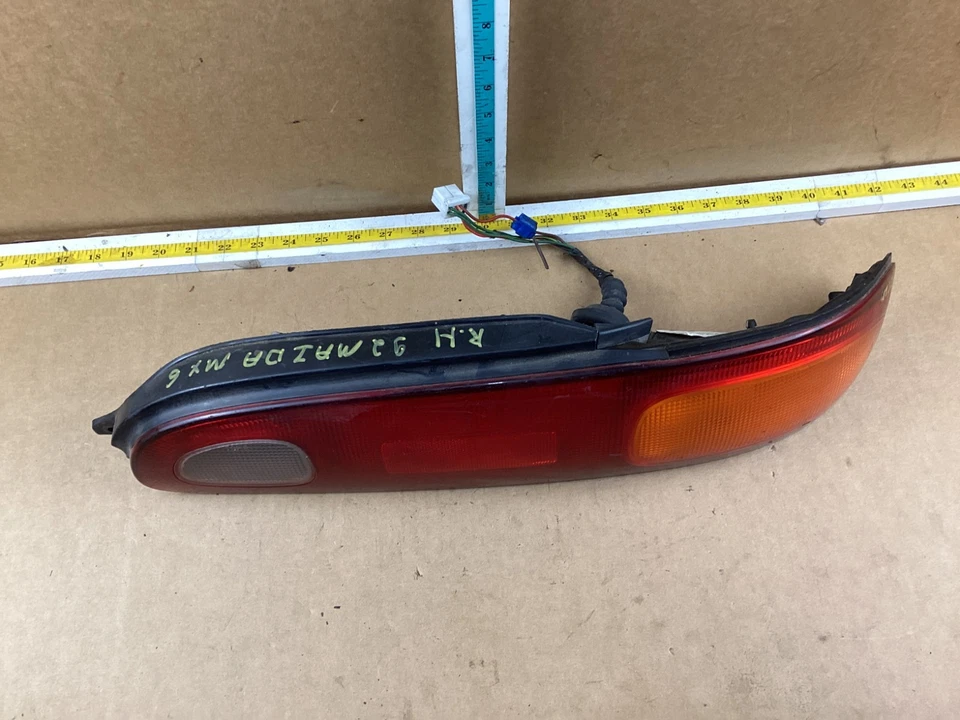 1993-1997 Mazda MX-6 Rear Right Passenger Side Tail Light Assembly - Image 3 of 4