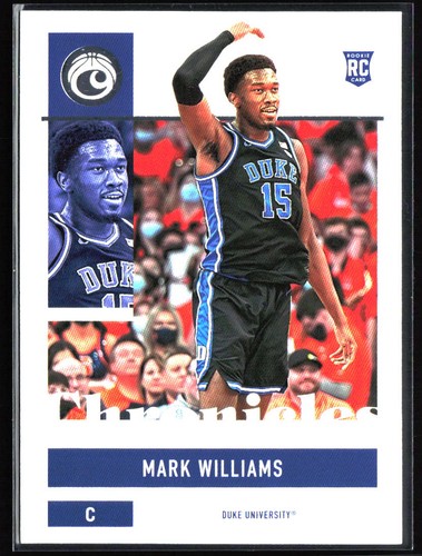 2022 Panini Chronicles Draft Picks Mark Williams #21 card