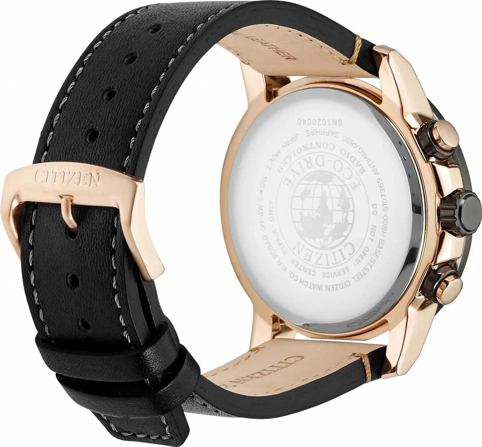 Citizen World Time ECO-DRIVE Solar Funkuhr-Chronograph UVP* 449,- EUR AT8126-02E - Bild 3 von 4