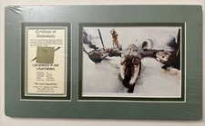 Lockheed P-38F Lightning The Lost Squadron Piece Letter Of Authenticity Rare