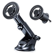 MagSafe Car Mount  Windshield  Vent  Dashboard  2-in-1 Magnetic Black