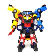 Hello Carbot Giant Loader 3 cars transform into robots