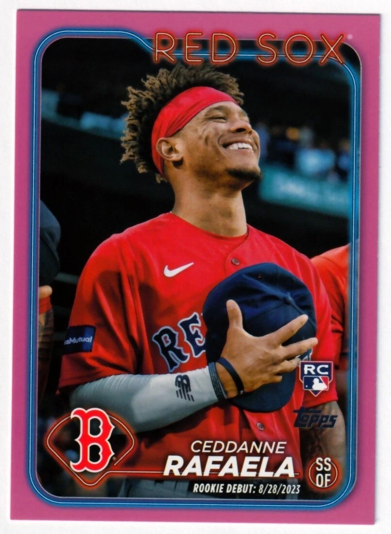 RARE #'d /50 Mother's Day Hot Pink CEDDANNE RAFAELA 2024 Topps Update #US110 RC