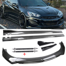 For Hyundai Genesis Coupe Carbon Fiber Front Bumper Lip Spoiler Splitter Body For Hyundai Genesis Coupe Carbon Fiber Front Bumper Lip Spoiler Splitter Body