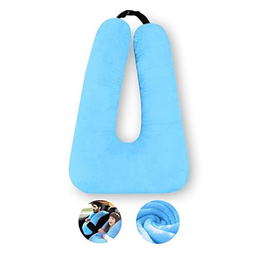 Kids Travel Pillow with Removable U-Shape Support for Comfortable Sleep