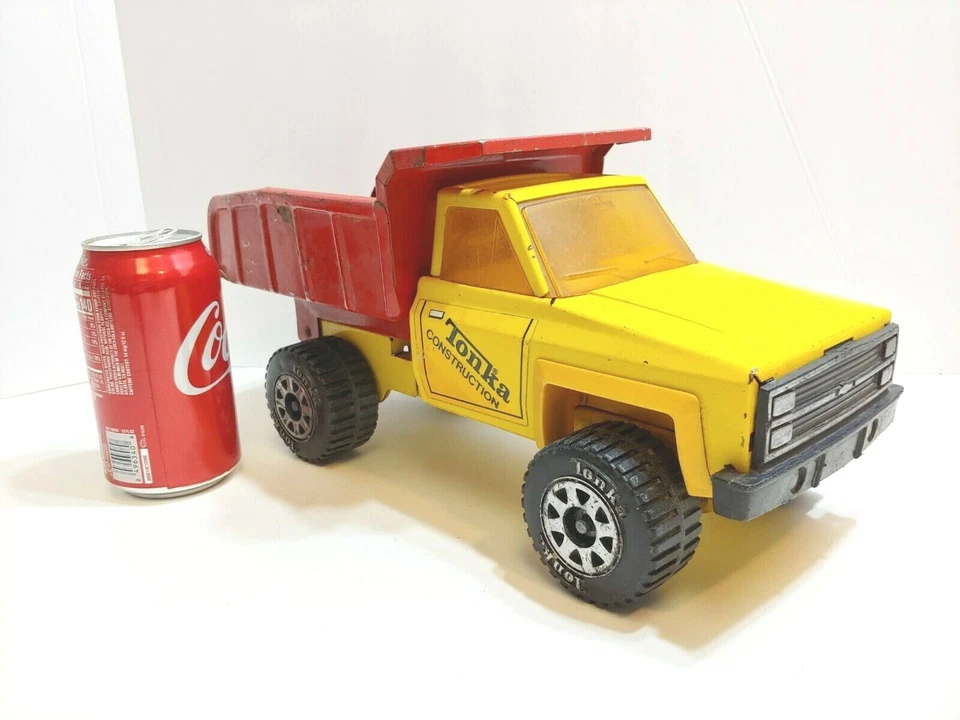 Camioneta de volteo Chevy de construcción Tonka 1983 de colección - #51070 - acero prensado Foto 2 de 4
