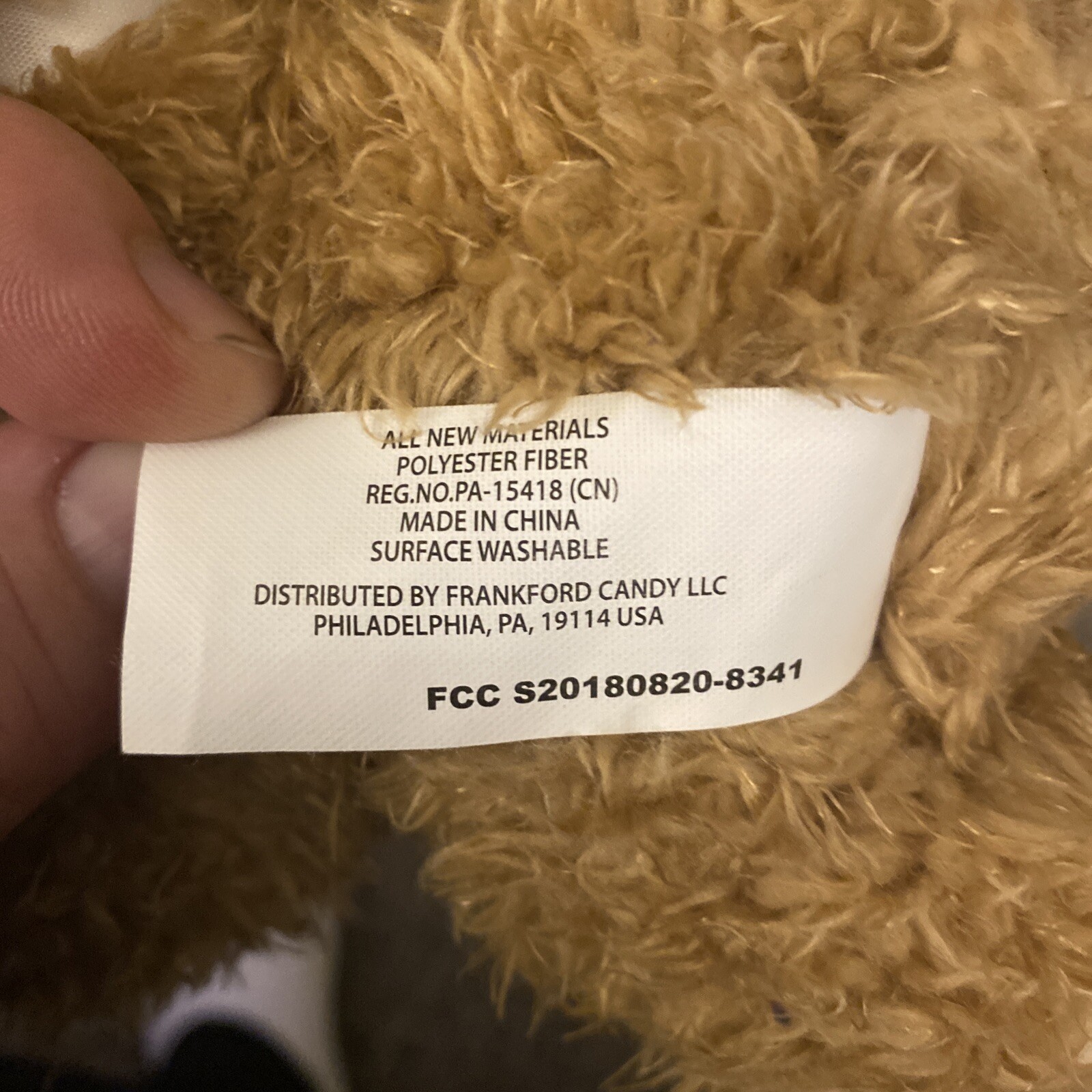 Frankford Baby Llama Alpaca with Multicolored Ears Stuffed Animal Plush 8"